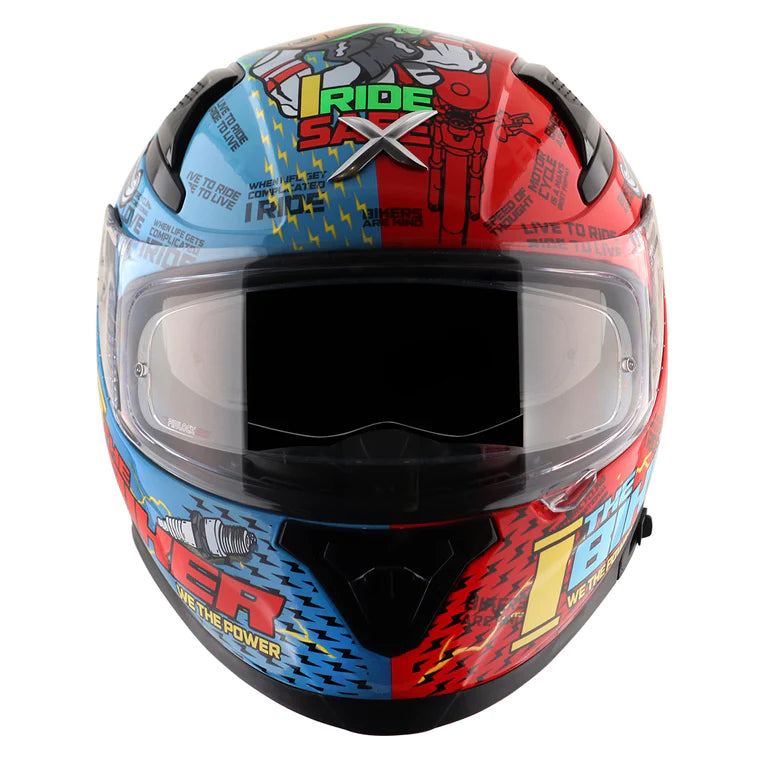 AXOR XBHP #THENINETEEN HELMET - BLUE RED