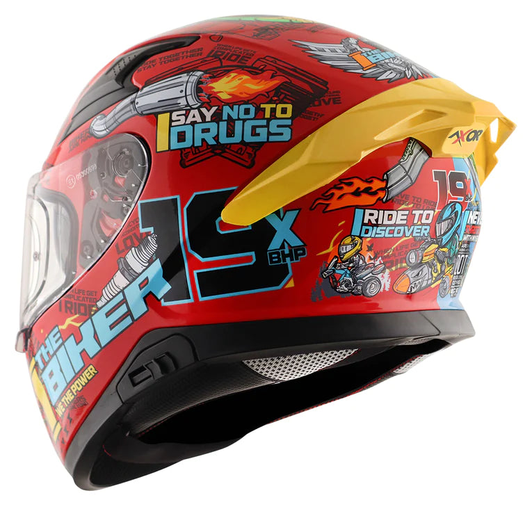 AXOR XBHP #THENINETEEN HELMET - BLUE RED