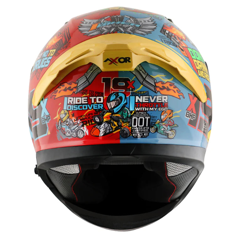 AXOR XBHP #THENINETEEN HELMET - BLUE RED