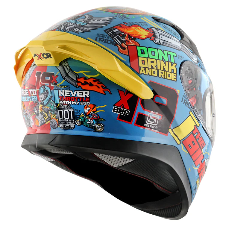 AXOR XBHP #THENINETEEN HELMET - BLUE RED