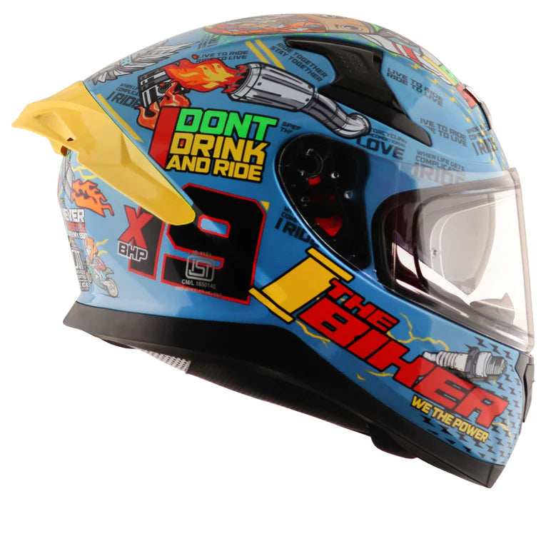 AXOR XBHP #THENINETEEN HELMET - BLUE RED