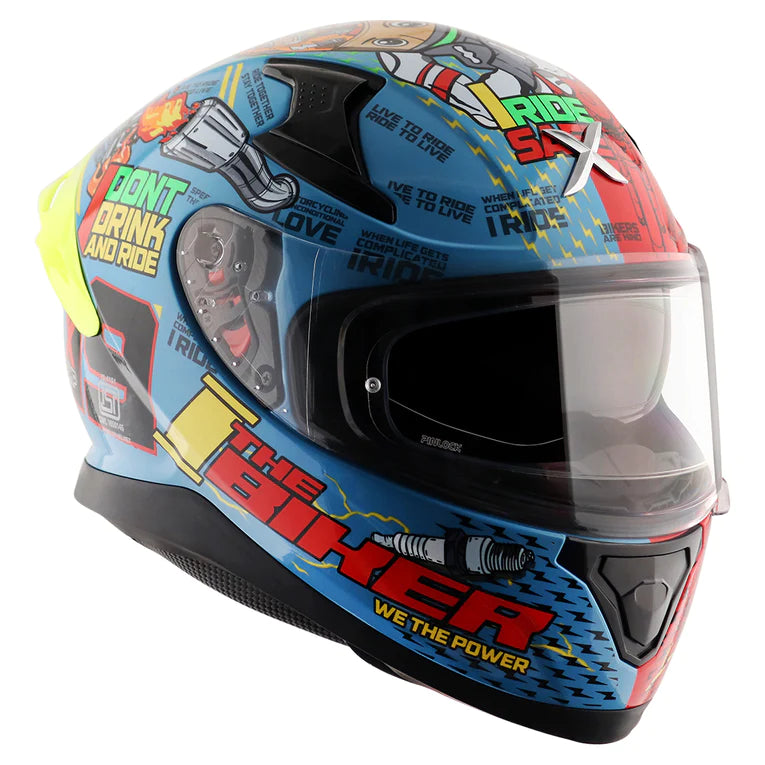 AXOR XBHP #THENINETEEN HELMET - BLUE RED