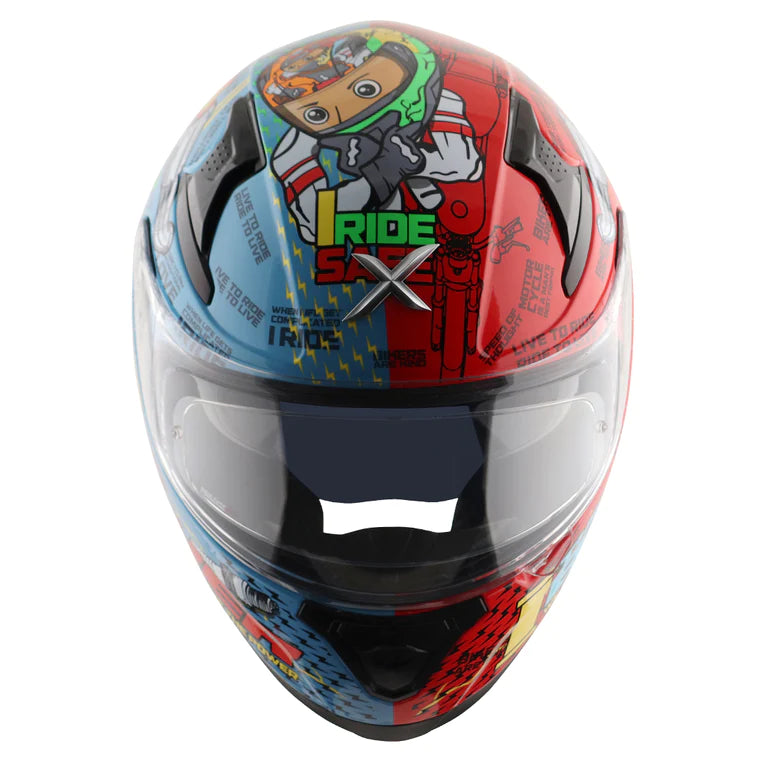 AXOR XBHP #THENINETEEN HELMET - BLUE RED