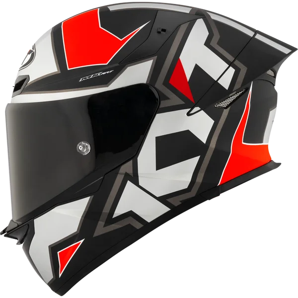 KYT TT-Revo Electron Helmet - Matt Grey Red