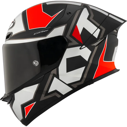 KYT TT-Revo Electron Helmet - Matt Grey Red