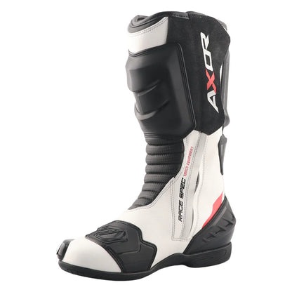 Axor Racer Tec Riding Boots - Black White Red