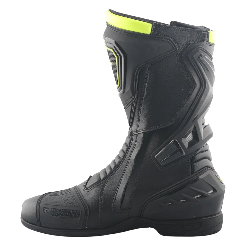 Axor Slipstream PRO Riding Boots - Black Neon Green