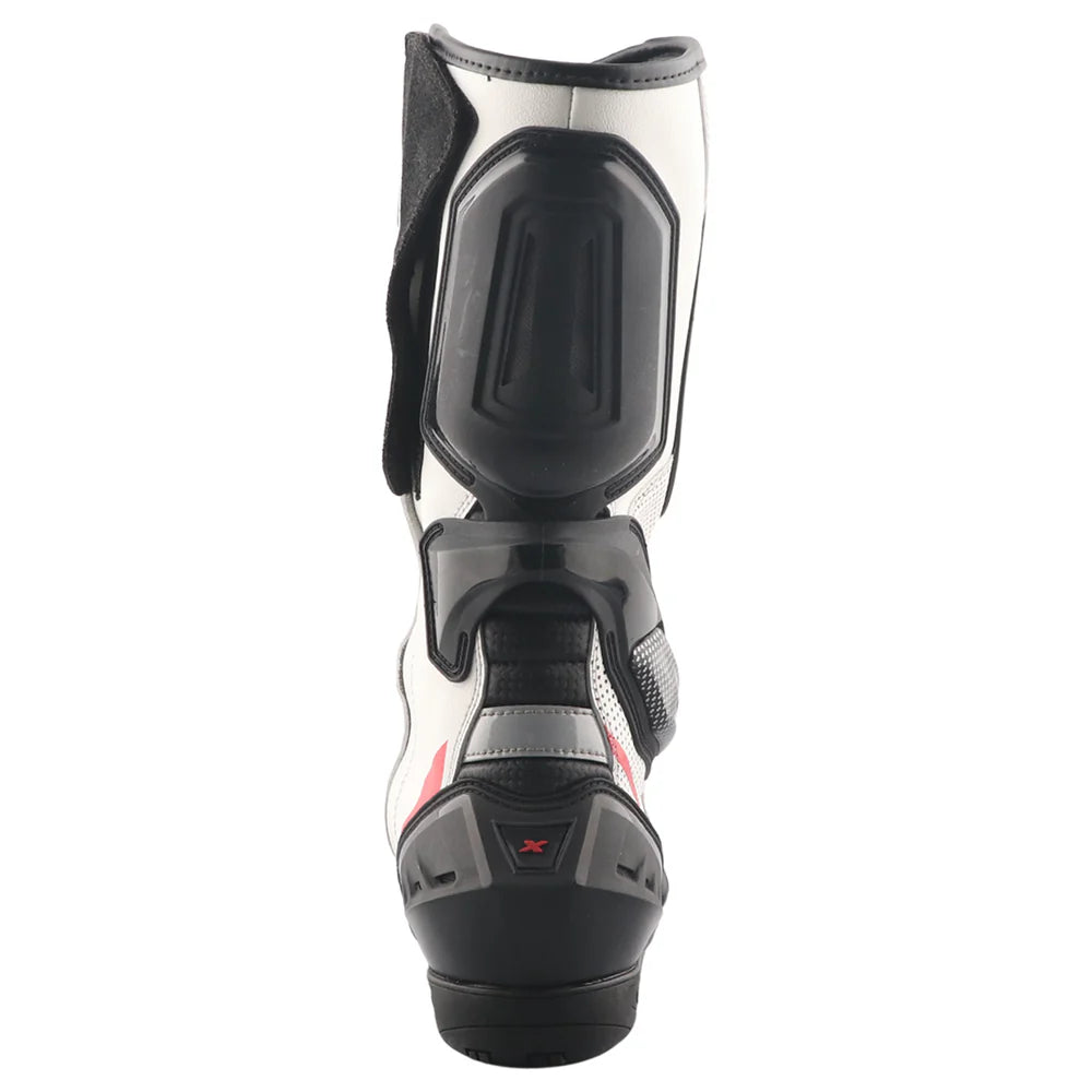 Axor Racer Tec Riding Boots - Black White Red