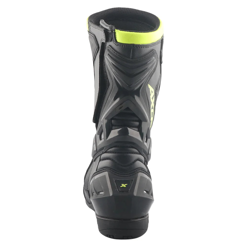 Axor Slipstream PRO Riding Boots - Black Neon Green