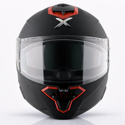 AXOR Brutale Corsa Dual Spoiler Helmet - Dull Black Red