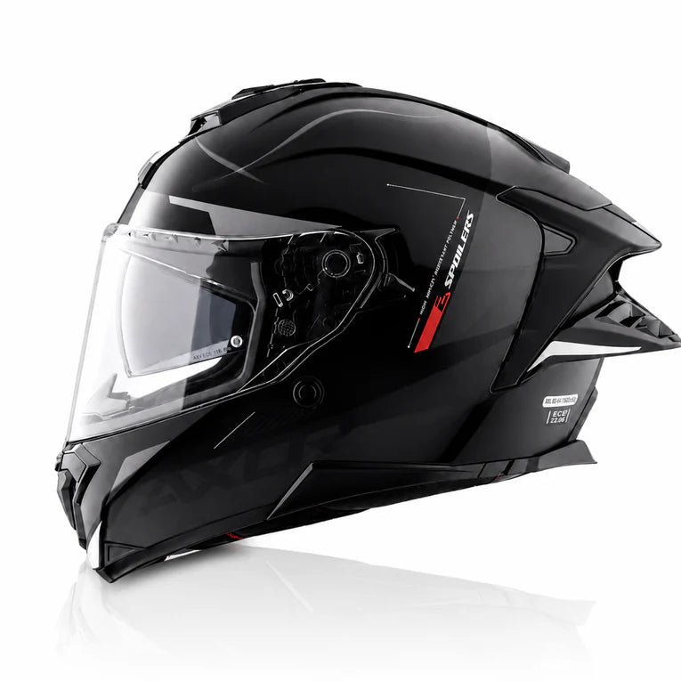 AXOR Brutale Kryptic Dual Spoiler Helmet - BLACK GREY