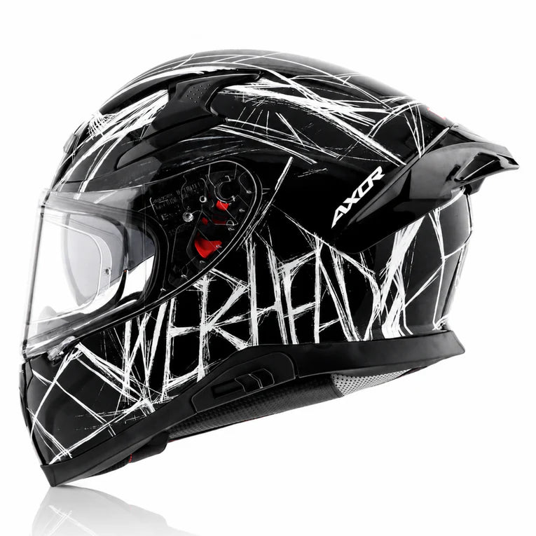 AXOR Apex Marvel Spider Man Edition Helmet - BLACK WHITE