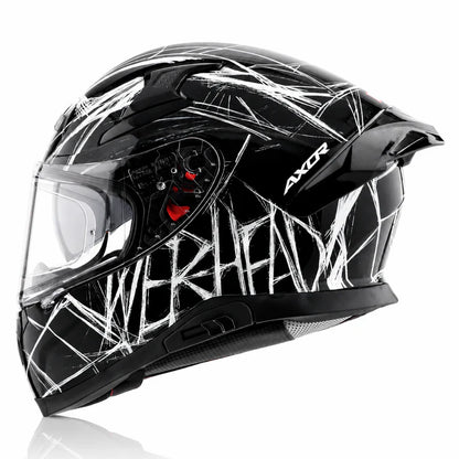 AXOR Apex Marvel Spider Man Edition Helmet - BLACK WHITE