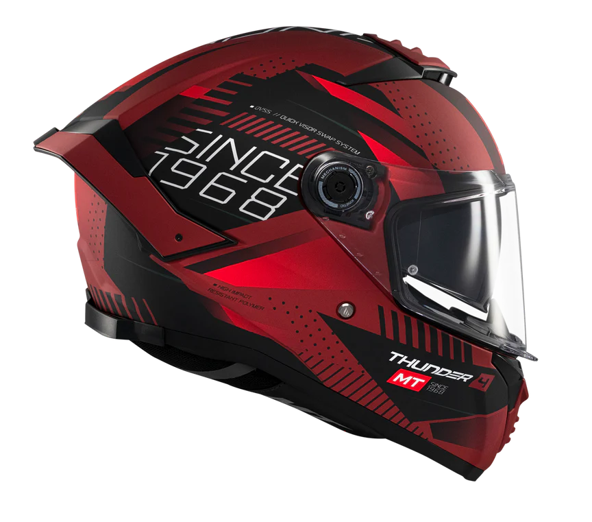 MT Thunder4 SV Luminence Helmet - D5 Gloss Red