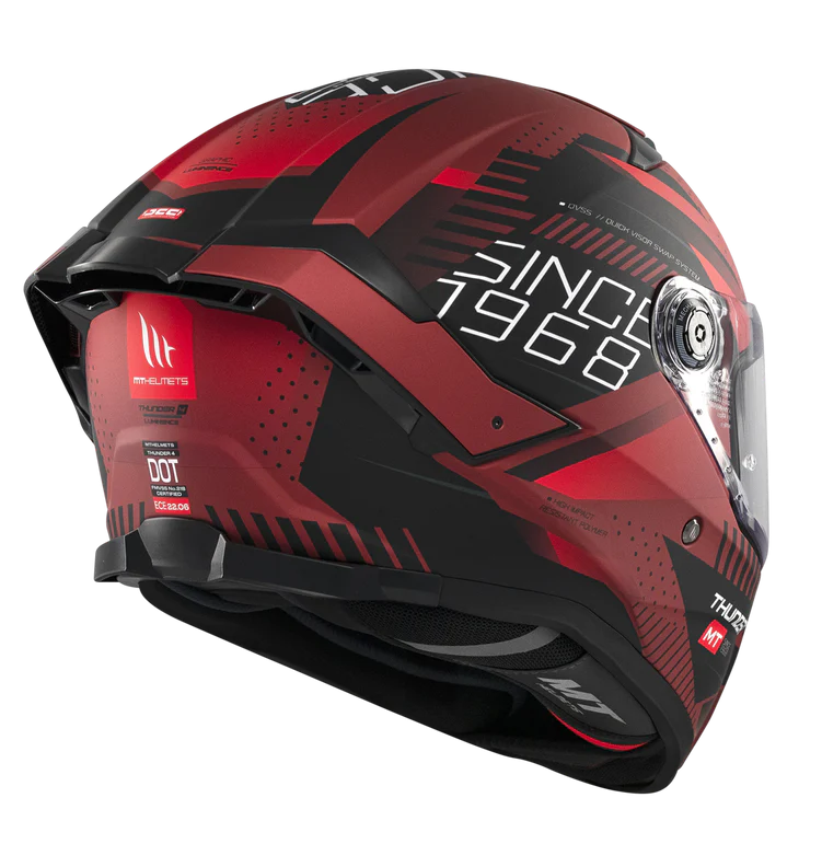 MT Thunder4 SV Luminence Helmet - D5 Gloss Red