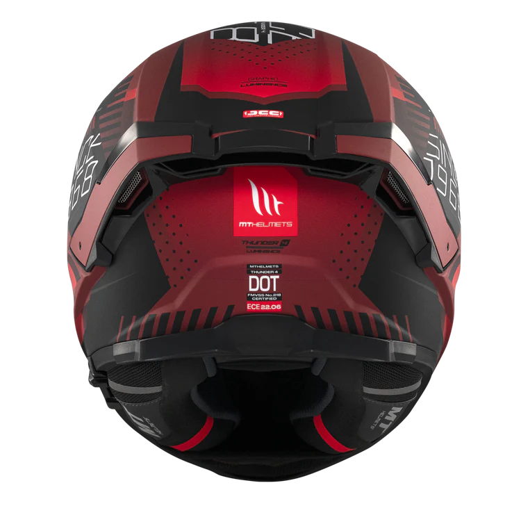 MT Thunder4 SV Luminence Helmet - D5 Gloss Red