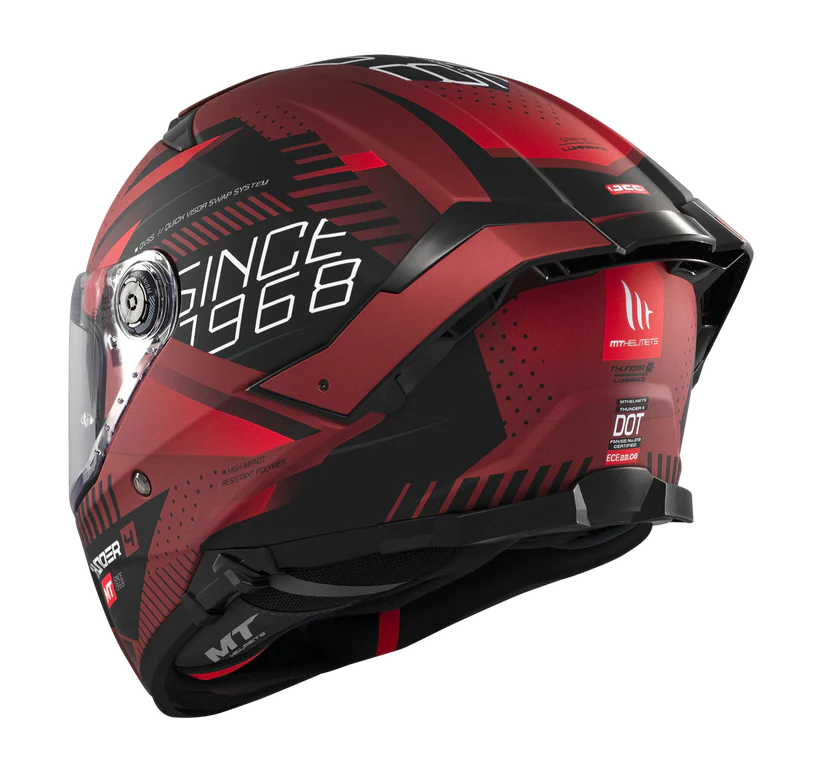 MT Thunder4 SV Luminence Helmet - D5 Gloss Red
