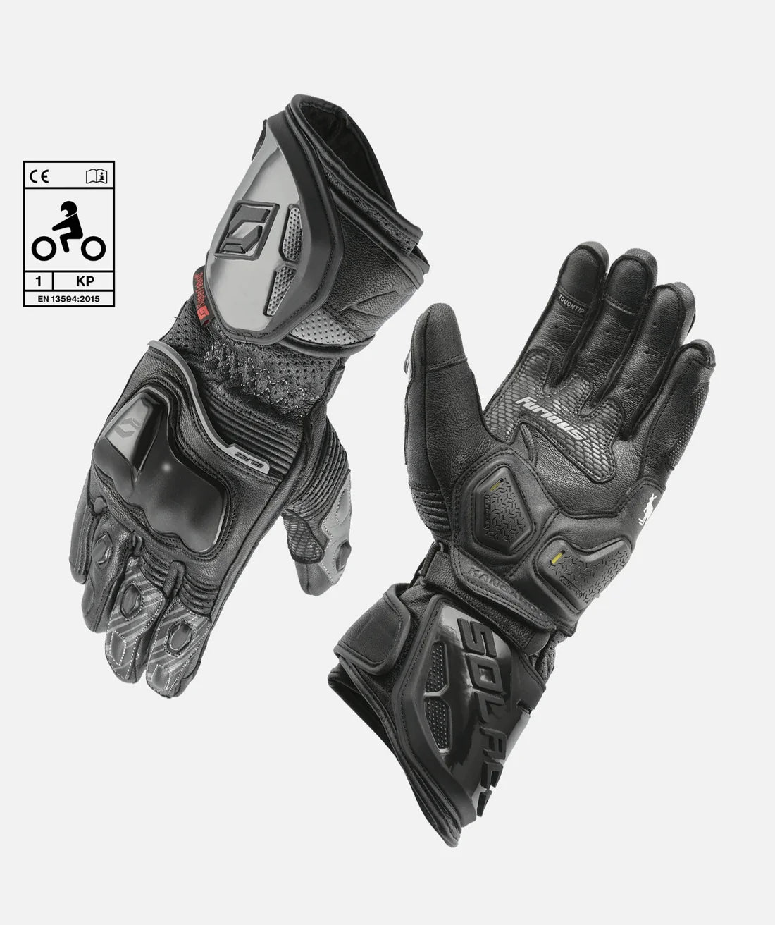 SOLACE Furious CE Gloves V3.0 - Black