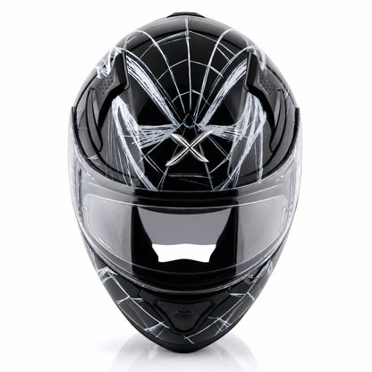 AXOR Apex Marvel Spider Man Edition Helmet - BLACK WHITE