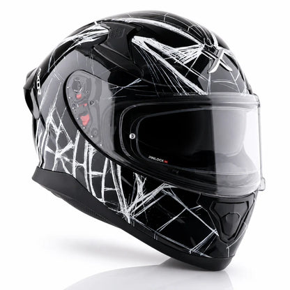 AXOR Apex Marvel Spider Man Edition Helmet - BLACK WHITE