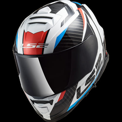 LS2 FF800 STORM RACER HELMET - BLUE RED GLOSS