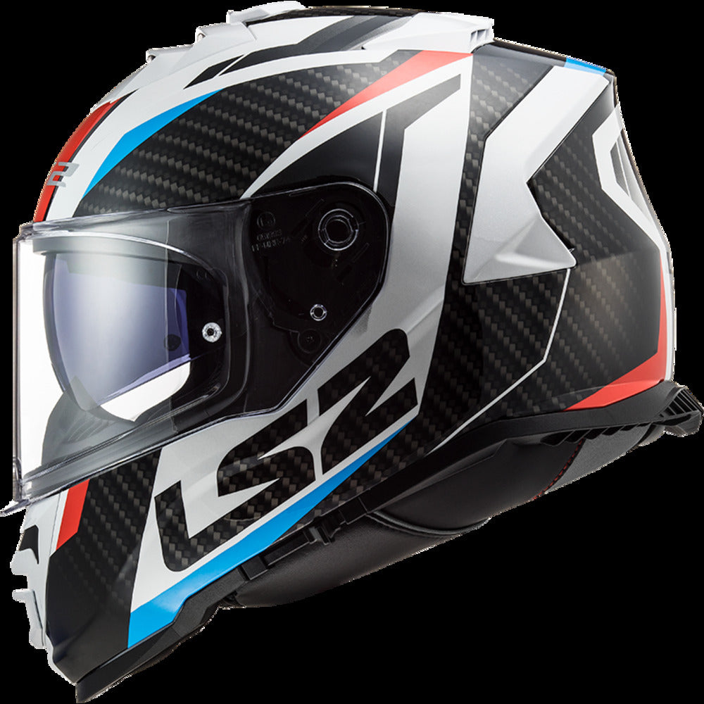 LS2 FF800 STORM RACER HELMET - BLUE RED GLOSS