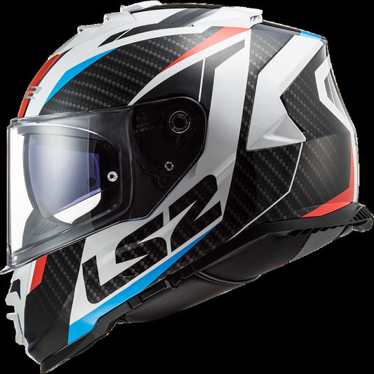 LS2 FF800 STORM RACER HELMET - BLUE RED GLOSS