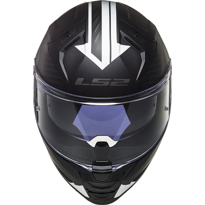 LS2 FF811 Vector 2 Splitter Helmet - Matt Black White
