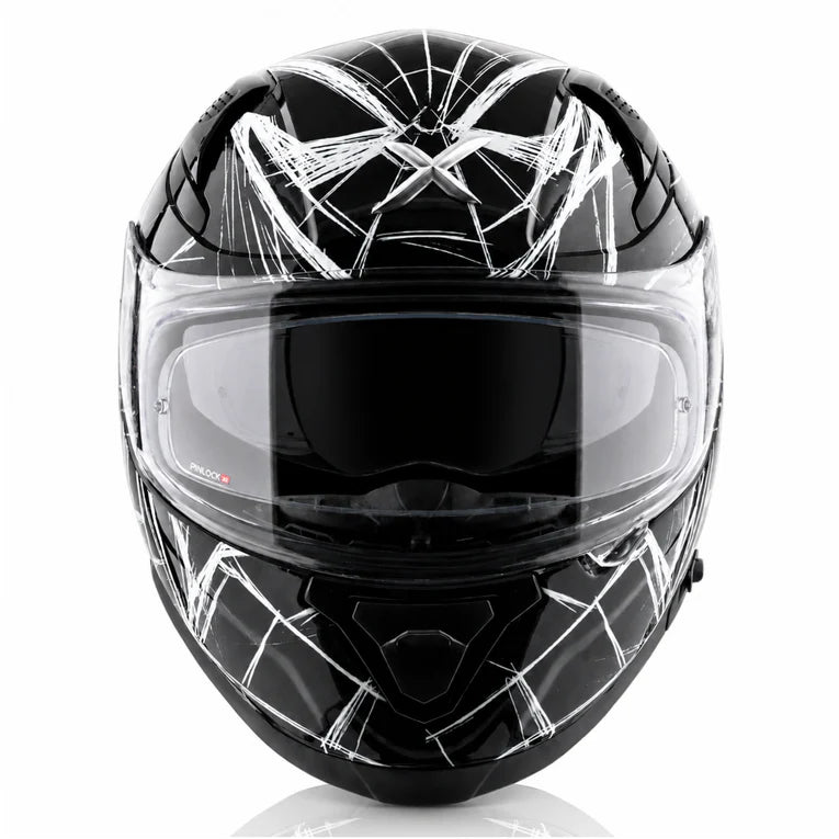 AXOR Apex Marvel Spider Man Edition Helmet - BLACK WHITE