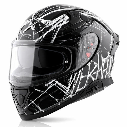 AXOR Apex Marvel Spider Man Edition Helmet - BLACK WHITE