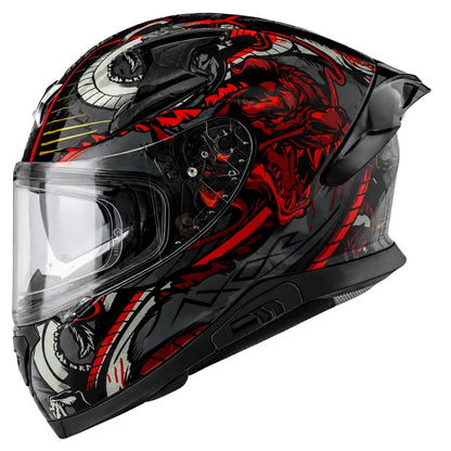 AXOR Apex Scratch Helmet - Black Red
