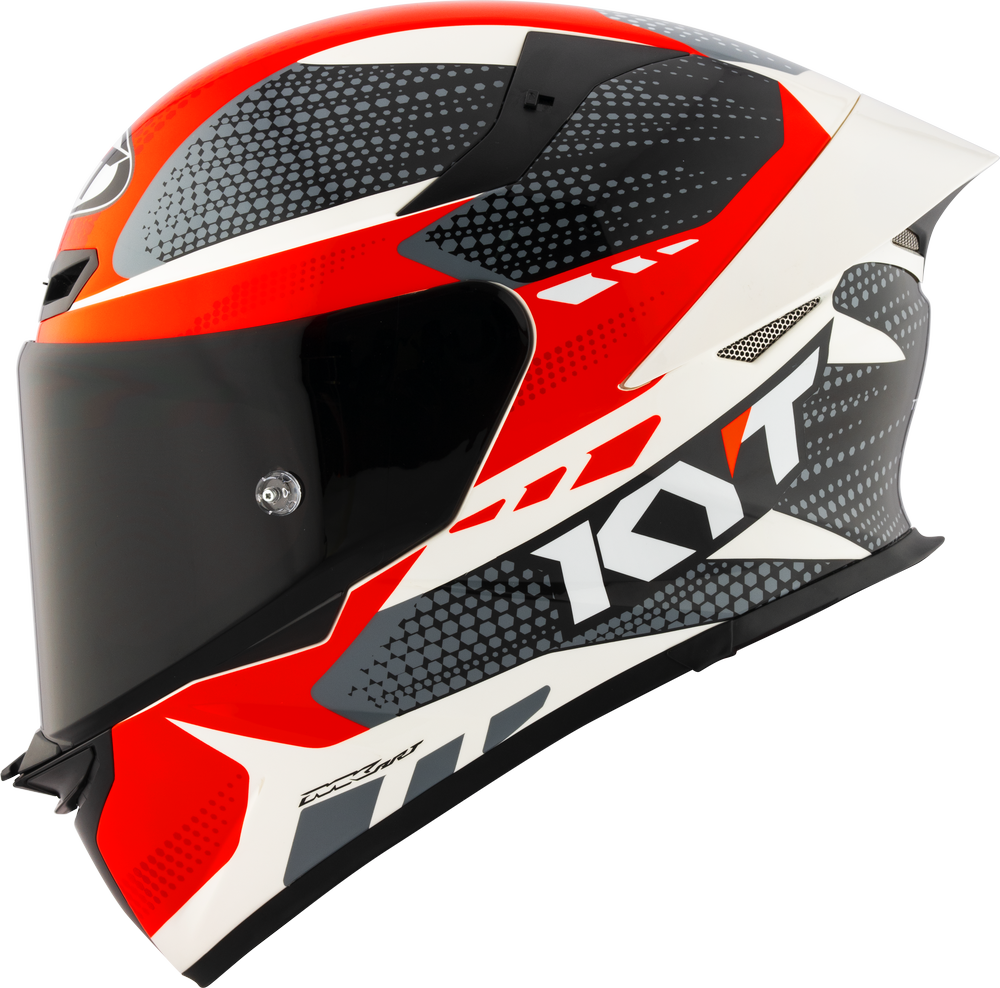 KYT TT-Revo Gear Helmet - Black Red