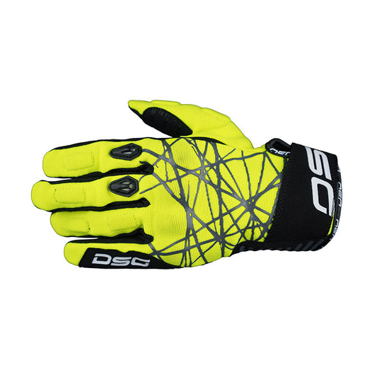 DSG Phoenix Air Riding Glove Yellow Fluo