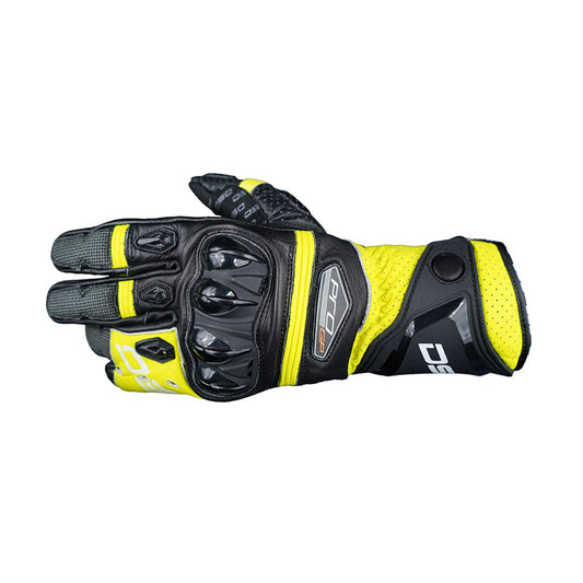 DSG Pro Gp Riding Glove Black Yellow Fluo