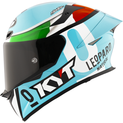 KYT TT-Revo Leopard Replica Tricolore Helmet