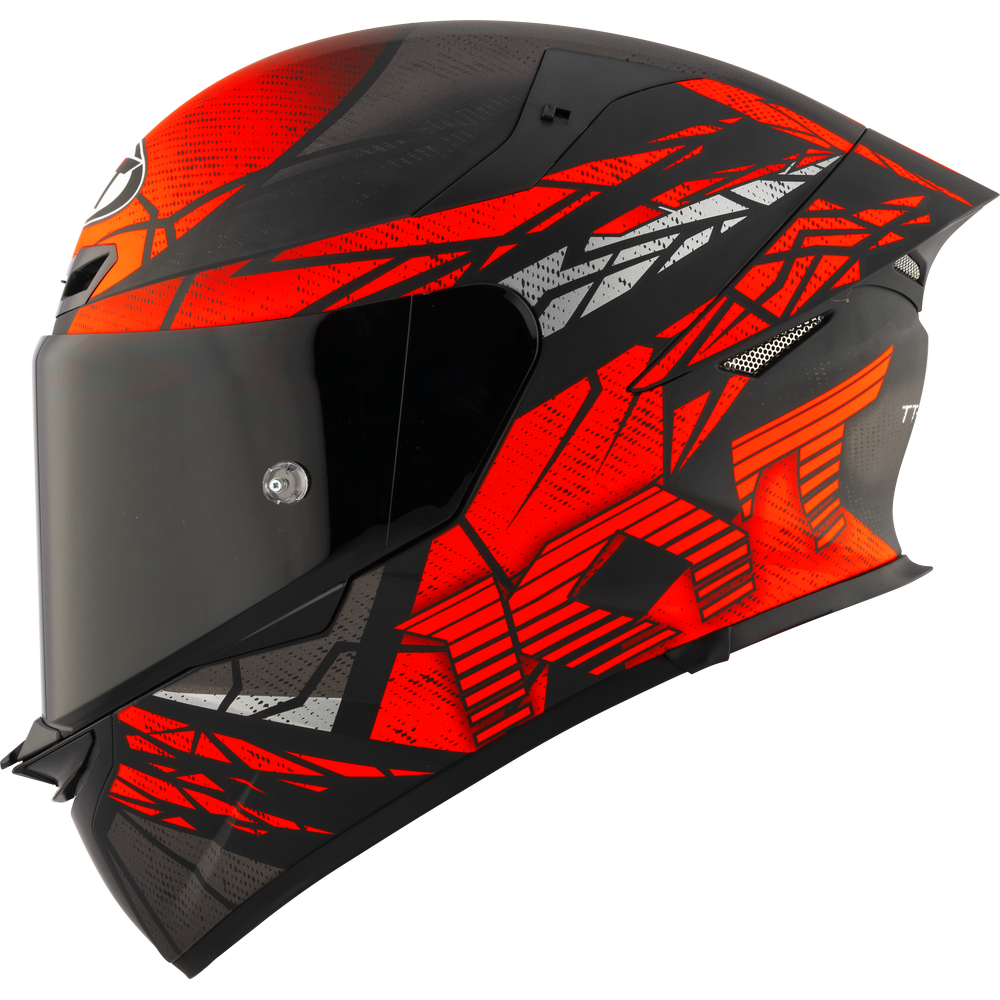 KYT TT-Revo Combustion Helmet - Matt Red