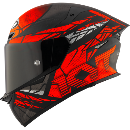 KYT TT-Revo Combustion Helmet - Matt Red