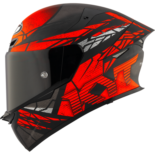 KYT TT-Revo Combustion Helmet - Matt Red