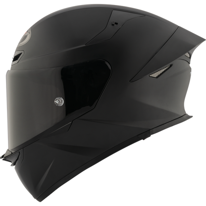 KYT TT Revo Plain Helmet - Matt Black