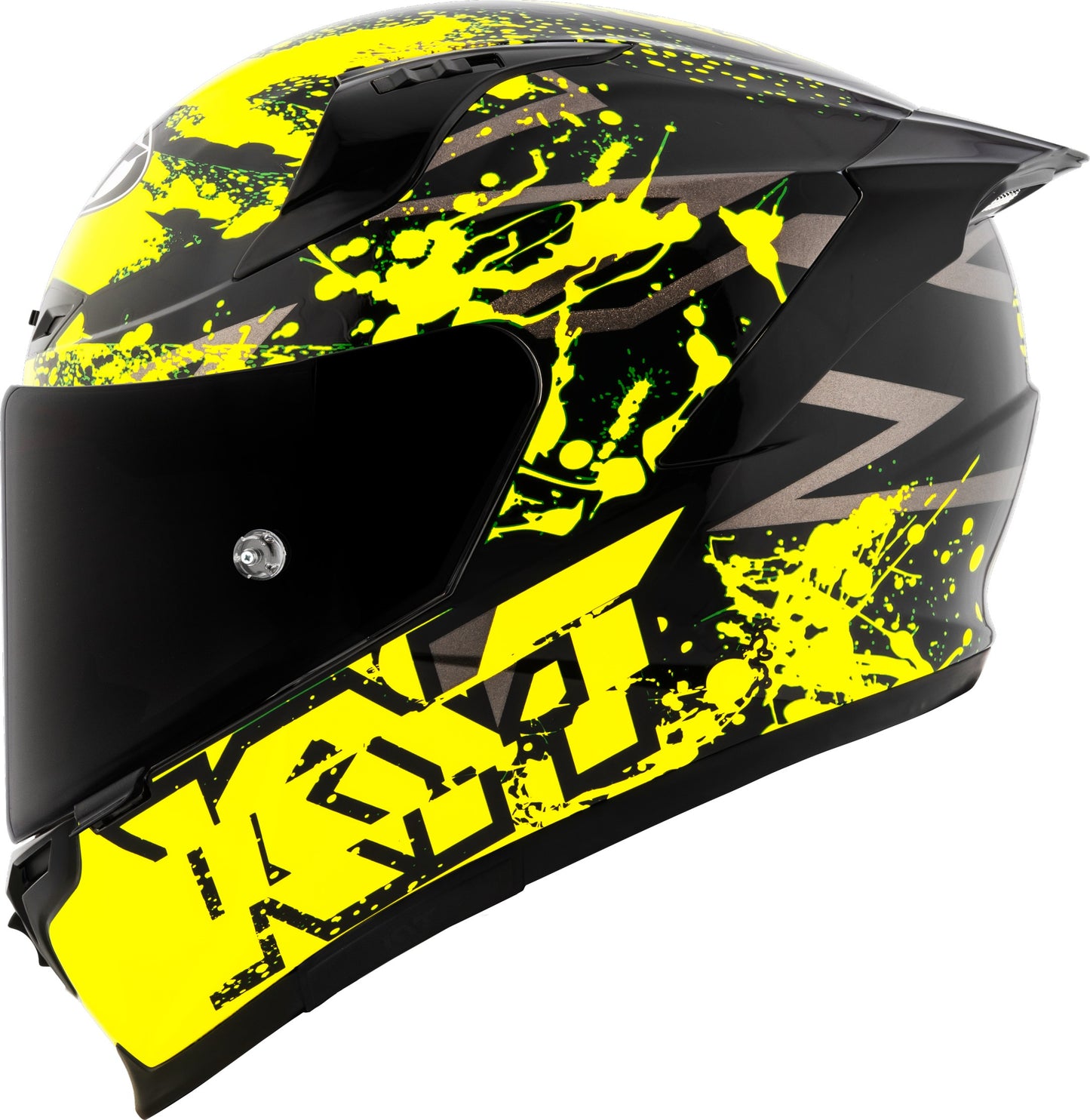 KYT Striker 2V Neutron Helmet - Yellow