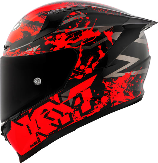 KYT Striker 2V Neutron Helmet - Red