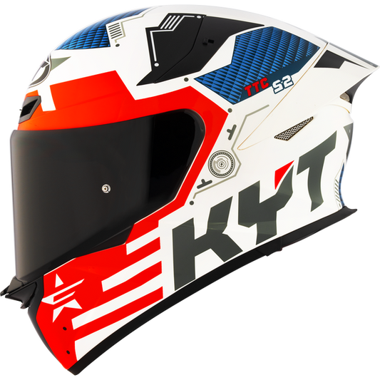 KYT TT-Revo Fuselage Helmet - Red