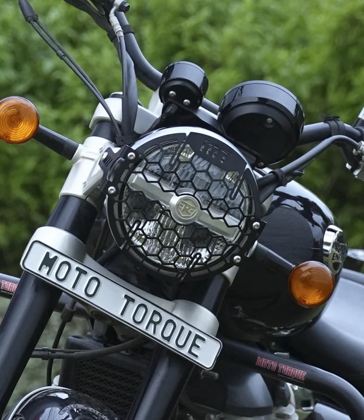 MOTO TORQUE ROYAL ENFIELD SUPER METEOR 650 - HEADLIGHT GRILL