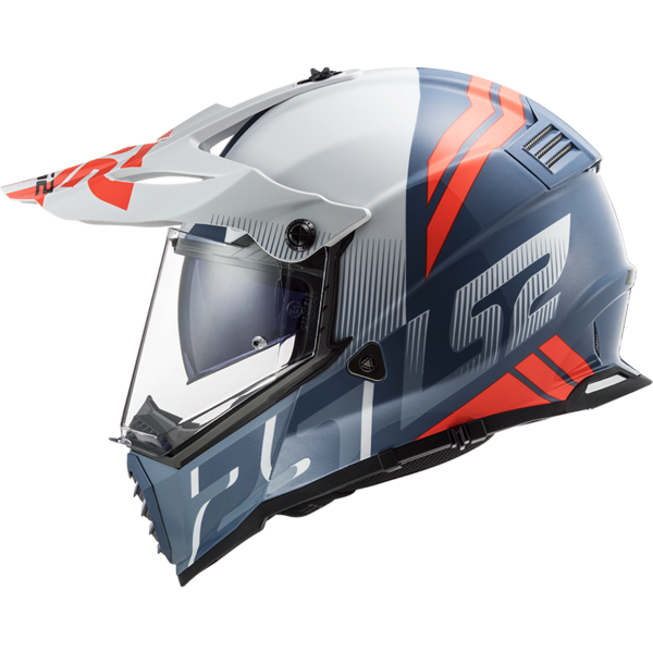 LS2 MX436 PIONEER EVO EVOLVE HELMET - WHITE COBALT