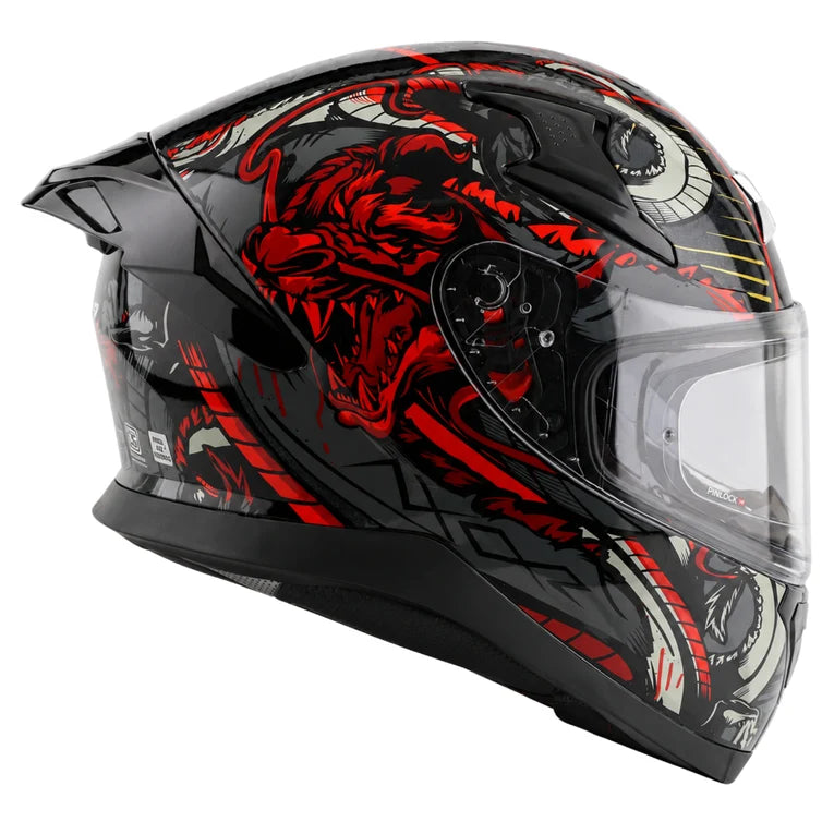 AXOR Apex Scratch Helmet - Black Red