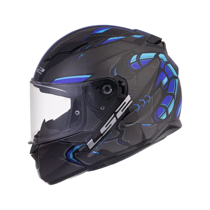 LS2 FF320 Stream Evo Zuko Helmet - Black Blue