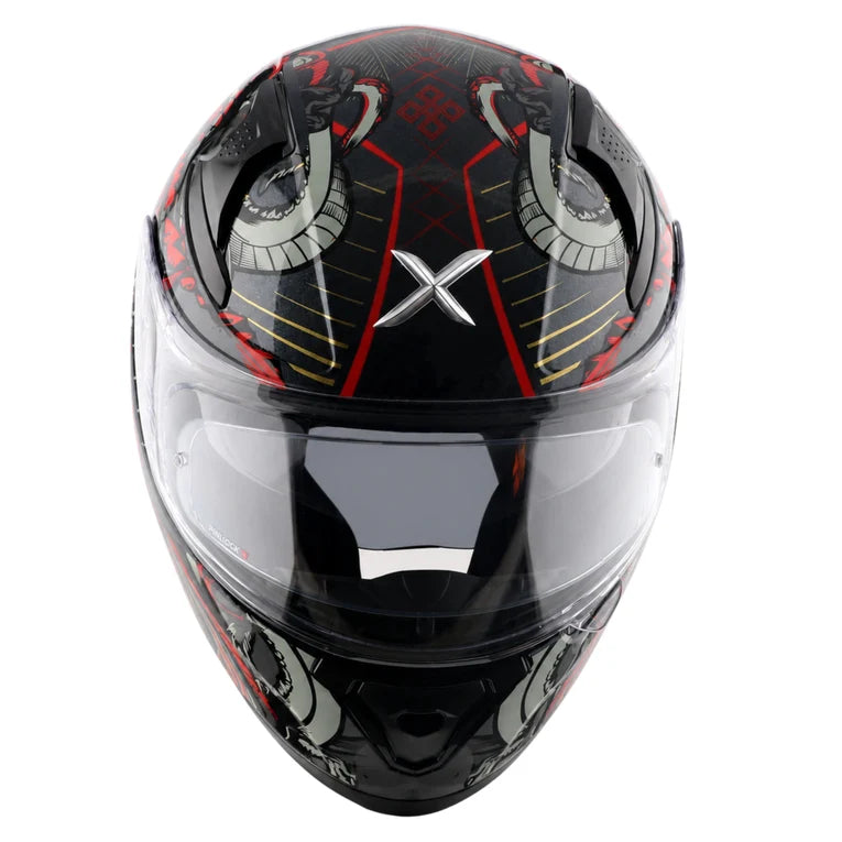 AXOR Apex Scratch Helmet - Black Red