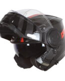 LS2 FF902 SCOPE HAMR HELMET - GLOSS BLACK TITANIUM RED