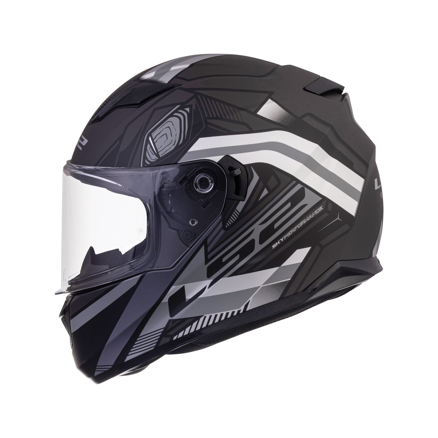 LS2 FF320 STREAM EVO REFLEX HELMET - MATT BLACK SILVER