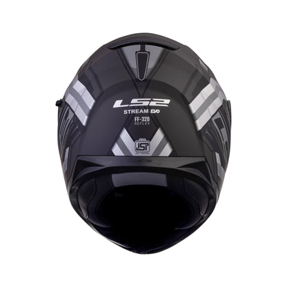 LS2 FF320 STREAM EVO REFLEX HELMET - MATT BLACK SILVER